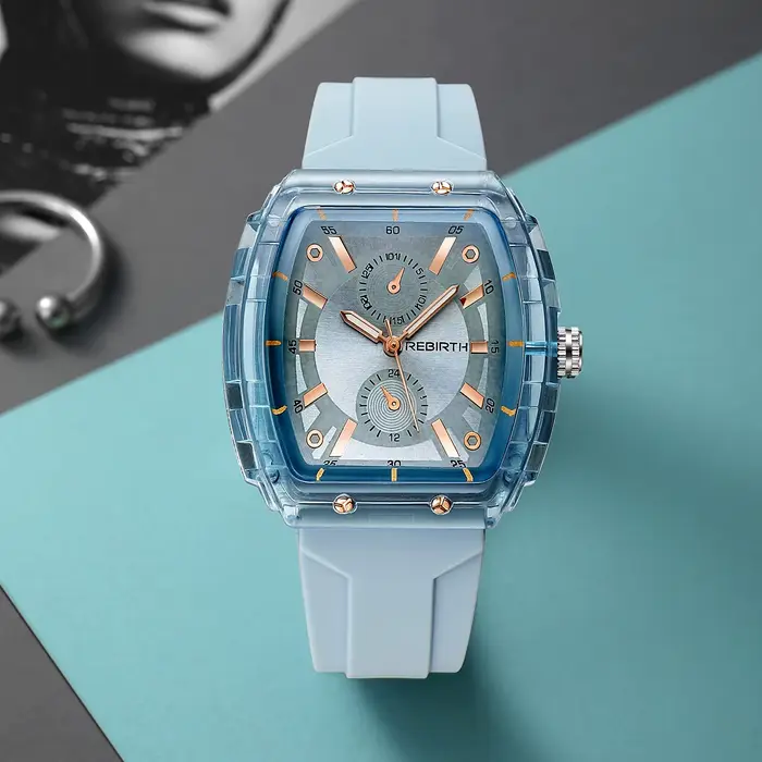 Montre Rebirth décontractée et universitaire quartz pour femme style mode et polyvalence occasions spéciales