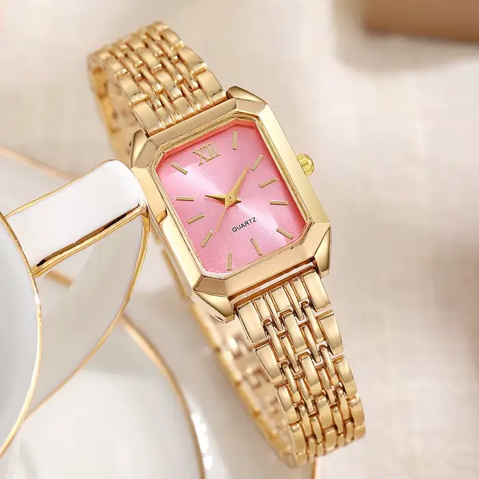 Nouvelles montres en or pour femmes dames montre-bracelet or Quartz montre minimaliste cadeau