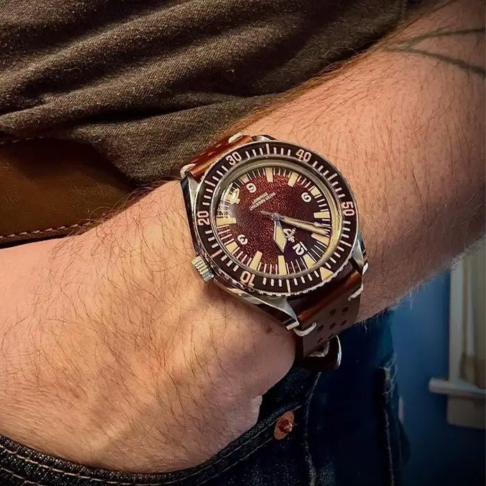 Hruodland 2026 nouvelle montre mécanique automatique rétro pour homme