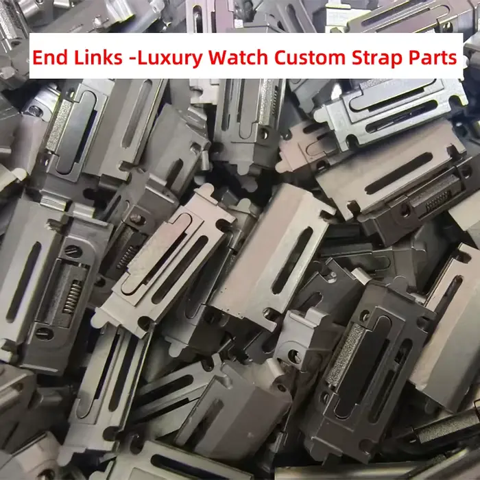 Inserts de bracelet de montre de marque en gros, maillons d'extrémité pour Hublot PP IWC Cartier Ric