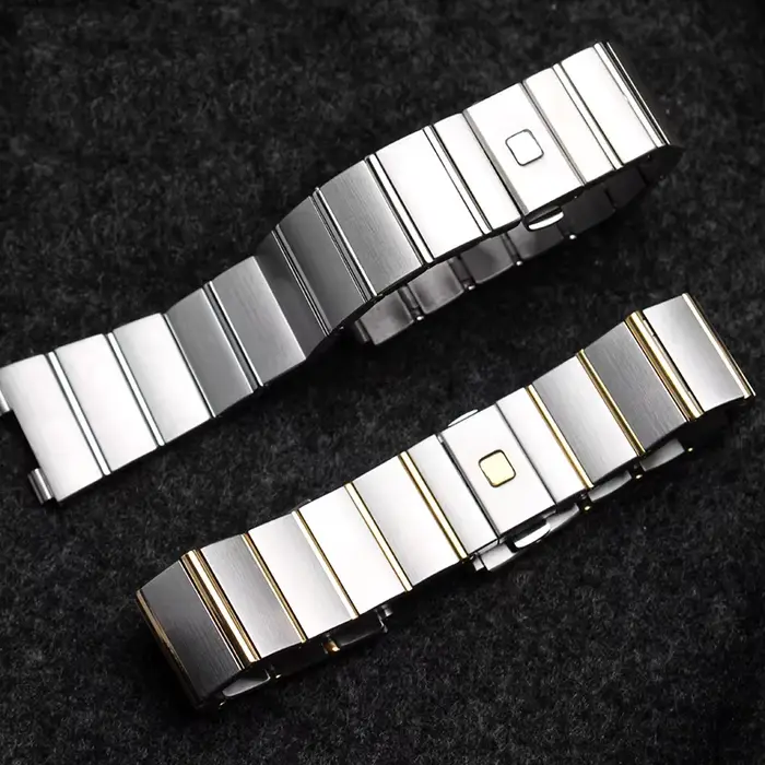Bracelet de montre en acier inoxydable pour hommes et femmes