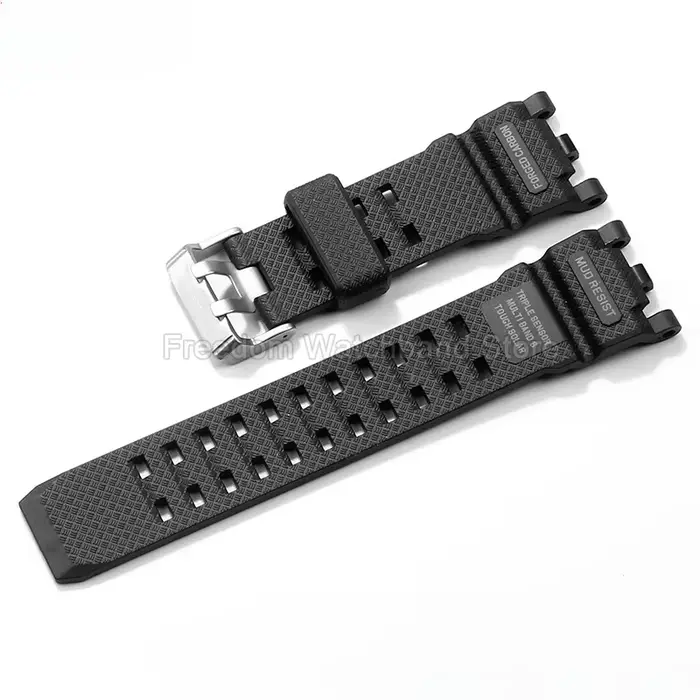 Pour Casio G-SHOCK Mudmaster II GWG - 2000 GWG - 2040 bracelet de montre en résine de qualité supérieure en kaki rouge noir taille spéciale conception antidérapante