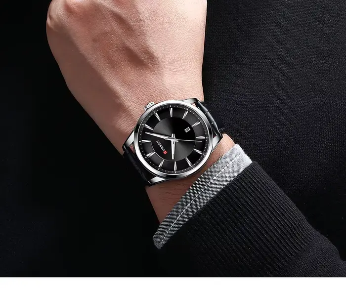 CURREN nouvelles montres à Quartz pour hommes bracelet en cuir
