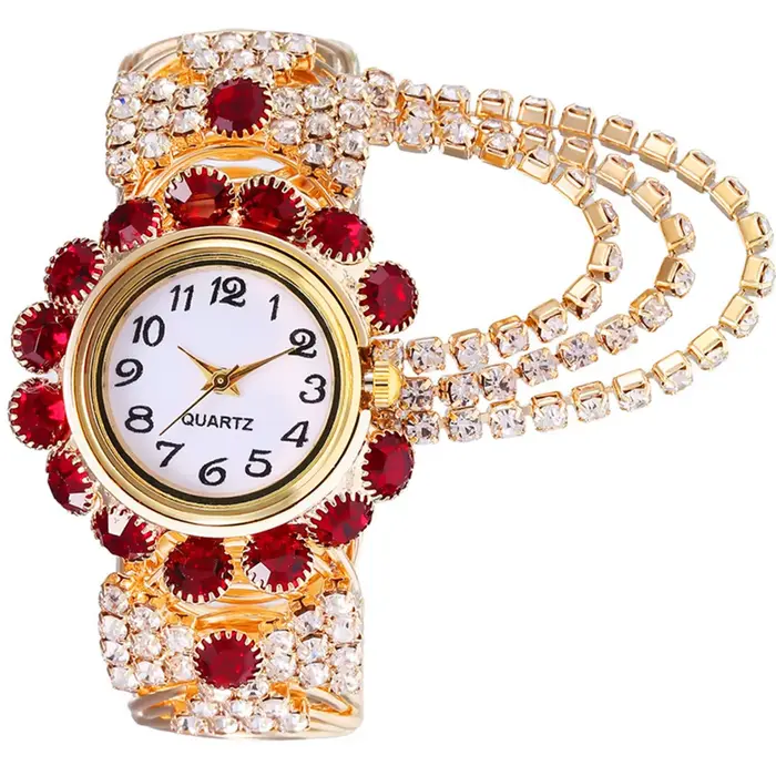 SaSaus-Montre-bracelet en acier inoxydable pour femme