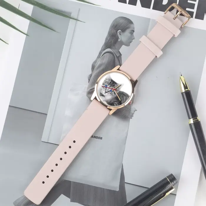 Montre-bracelet à quartz avec logo de la famille pour femme, montres pour fils, femme, ami, femme, c