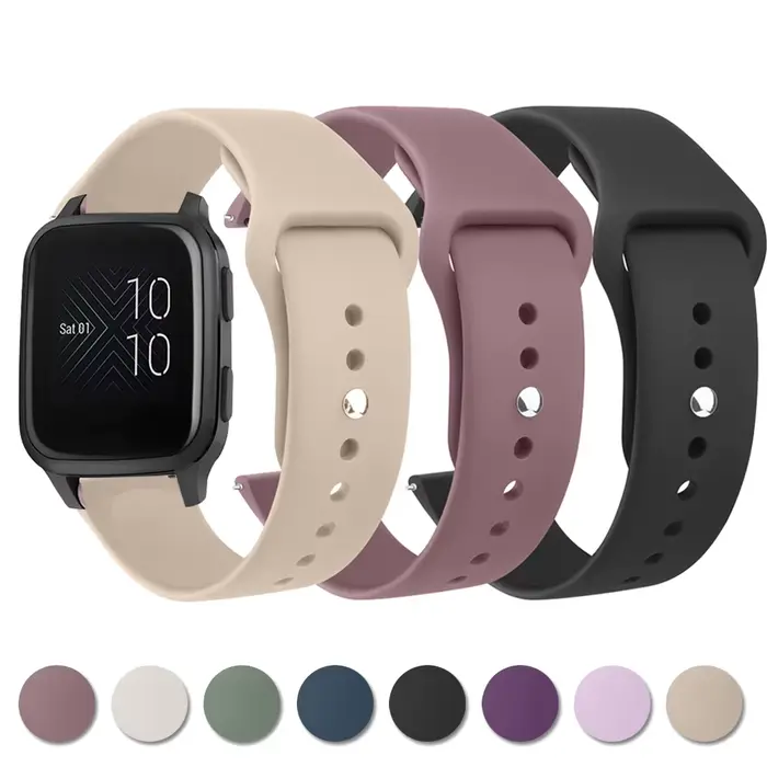 Bracelet de montre 20mm 22mm pour Garmin Vivoactive 4 3 musique Venu Sq 2 Plus