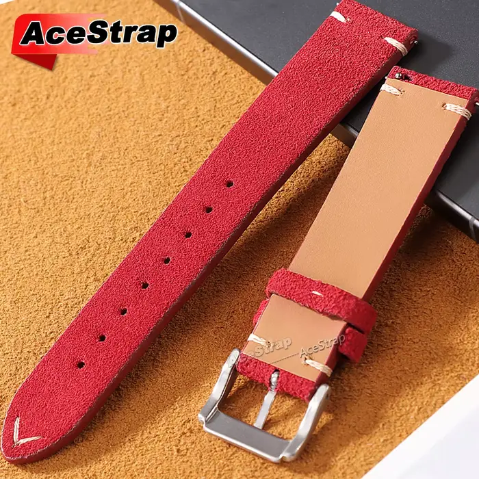 Nouveau Bracelet de montre souple en daim