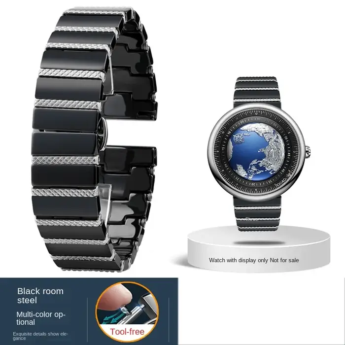 Bracelet de montre en céramique pour CIGA Design