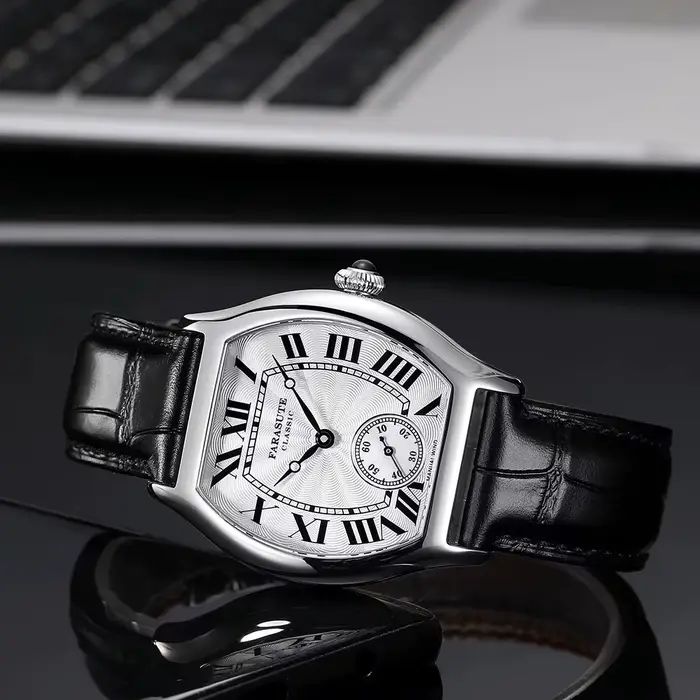 Montres mécaniques manuelles personnalisées FARASUTE 36 mm rétro Hangzhou