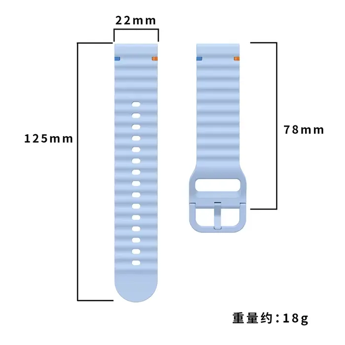 Bracelet de remplacement étanche et respirant pour montre OnePlus 3 2 2R