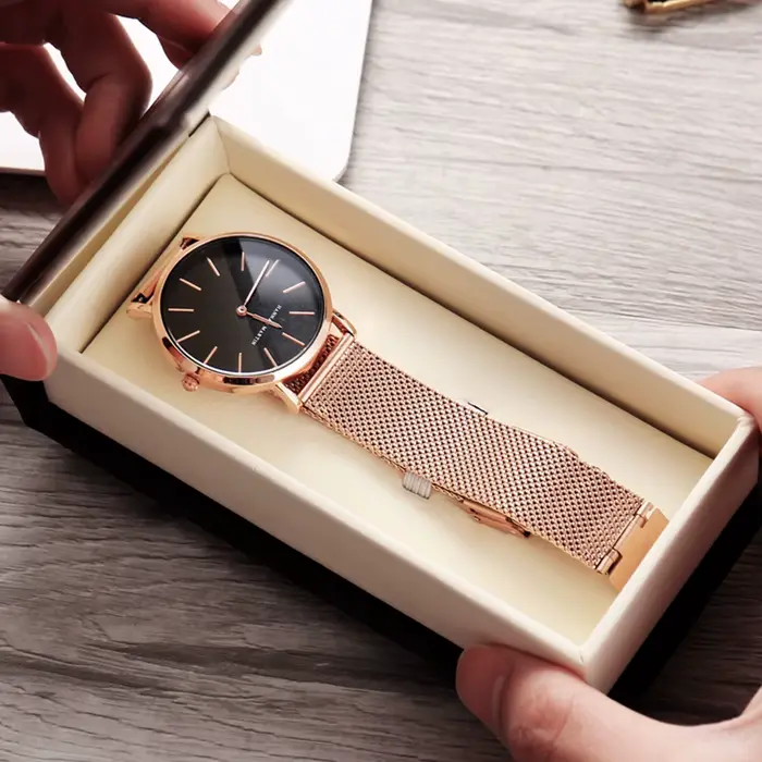 Montre à quartz étanche pour femme