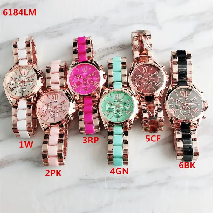 Nouvelle montre femmes en acier inoxydable montres en céramique dames