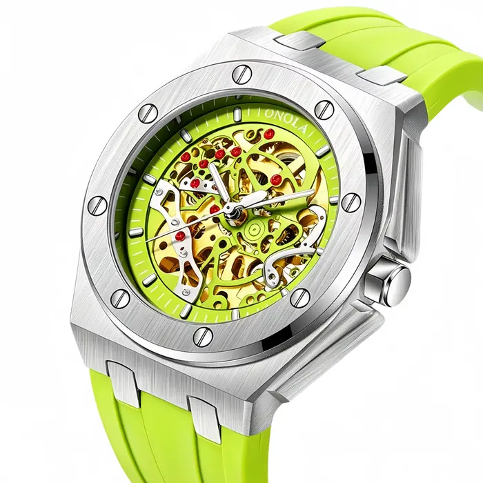 ONOLA montre haut de gamme sport de luxe hommes montre-bracelet étanche automatique montres mécaniques Relogio Masculino