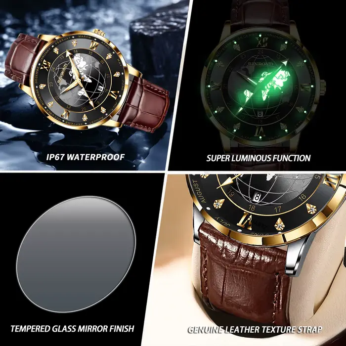 Montres de luxe BINBOND en quartz pour hommes