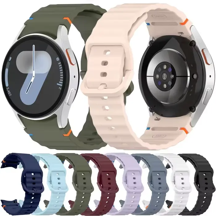 Bracelets officiels pour Samsung Galaxy Watch 7/FE/6/5/4 44mm 40mm 5 Pro 45mm 46mm