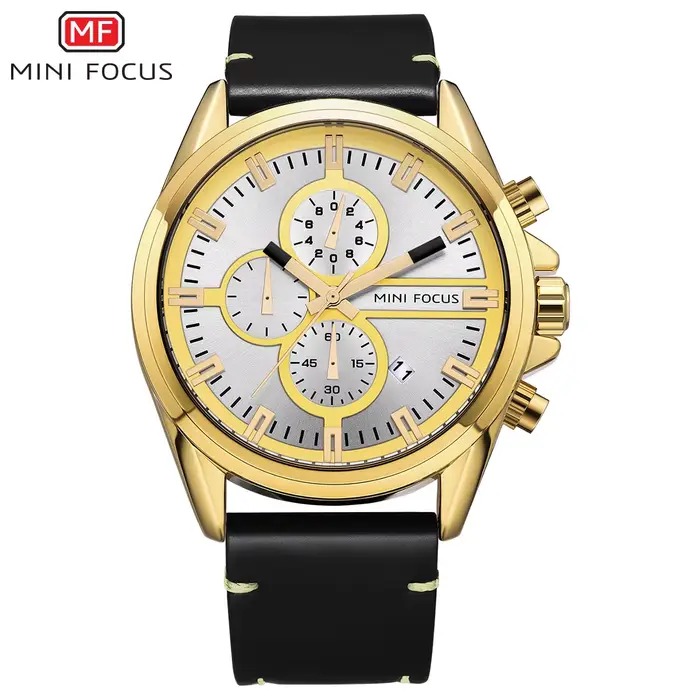 Nouvelles montres à quartz 2026 pour hommes, chronographe, mode, luxe, bracelet en cuir, montre-brac