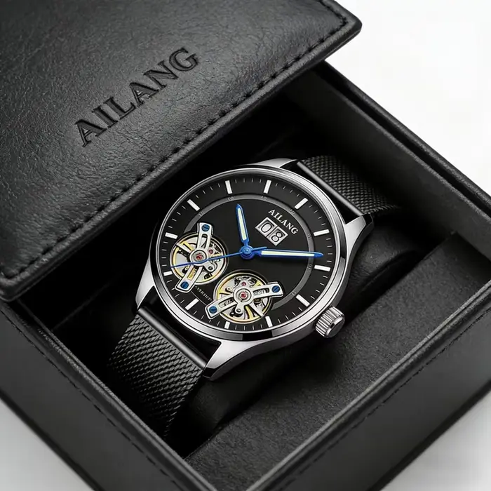 AI LANG Montre mécanique automatique authentique AAA