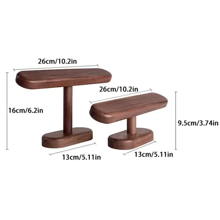Support de montre en bois noyer multifonctionnel design rétro pour collection de montres à exposer occasions spéciales décoration maison