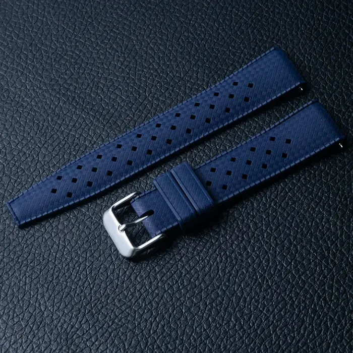 Bracelet de montre FKM de STYLE TROPIQUE classique 18mm 20mm 22mm
