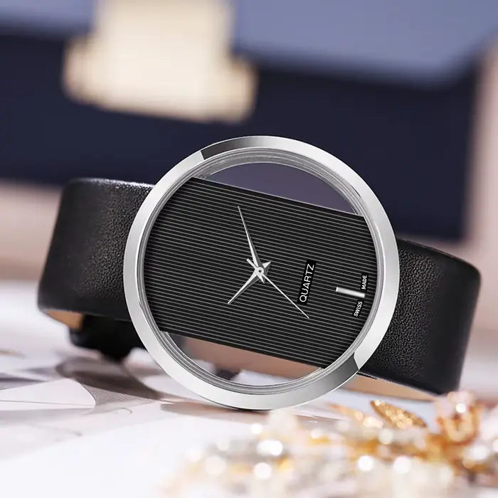 2025 femmes montres de luxe Transparent creux montre à Quartz