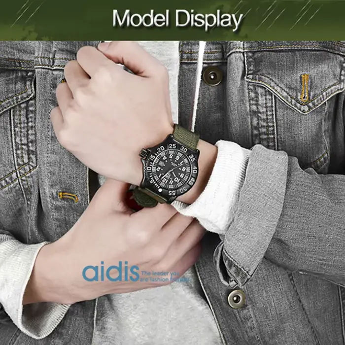 Montre-bracelet à Quartz Seaknight Style Militaire Élégant pour Hommes Occasions Spéciales Robuste et Lumineuse