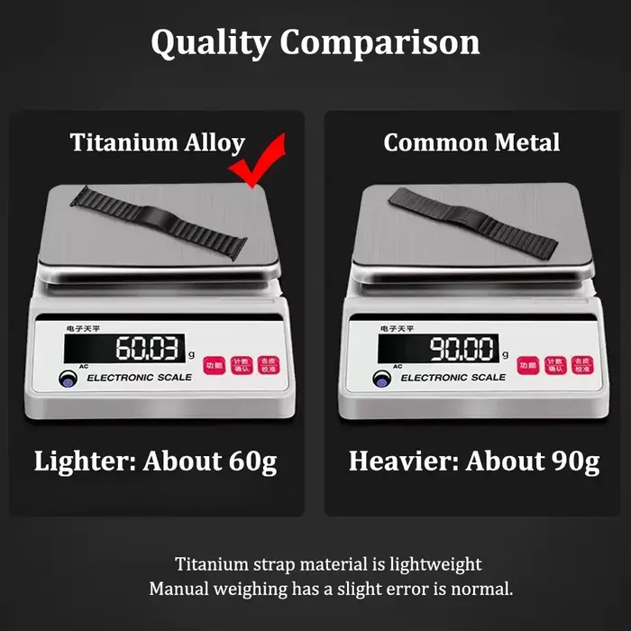 Bracelet à maillons en titane pour Apple Watch Ultra 2 49mm 41 45mm 42 44mm 46 40mm