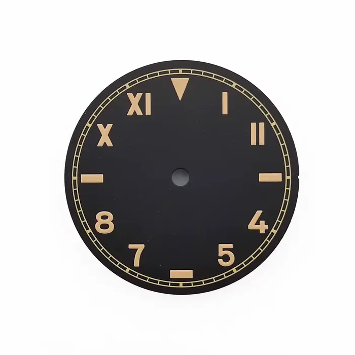 Cadran de montre rétro 28.5MM, accessoire de montre assemblé, cadran lumineux, cadran NH35 adapté au