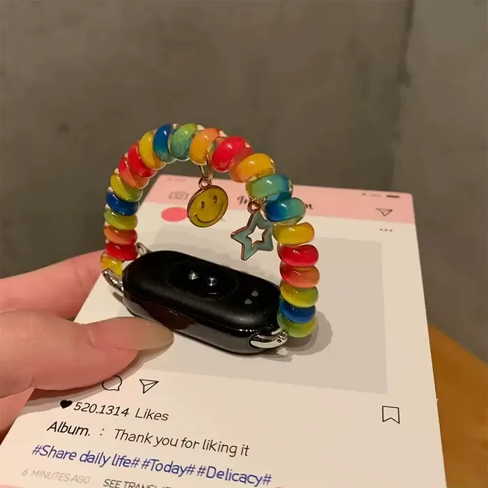 Bracelet de montre élastique en caoutchouc pour Mi Band 10 9 8 NFC Miband poignet ceinture de remplacement accessoires pour Xiaomi miband 10 sangles unisexe occasionnels polyvalents