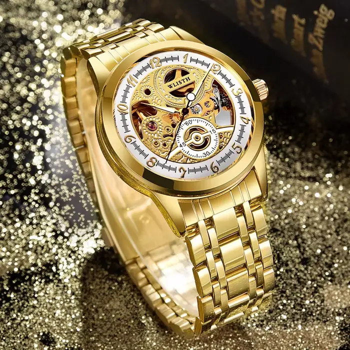 Nouvelles montres mécaniques rétro gravées