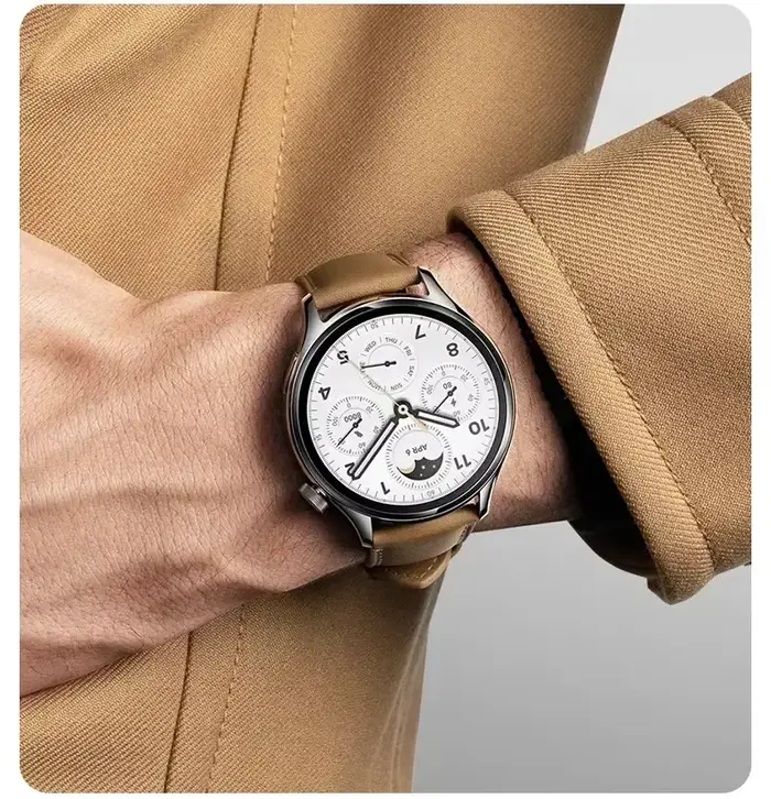 Bracelet en cuir d'origine pour Xiaomi Watch S3 S1 Pro/S1 & MI Color 2/S1