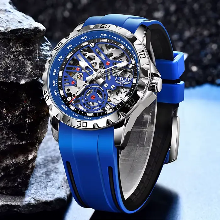Montre mécanique LIGE pour homme