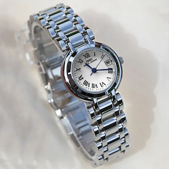 Montre-bracelet en acier inoxydable pour femme