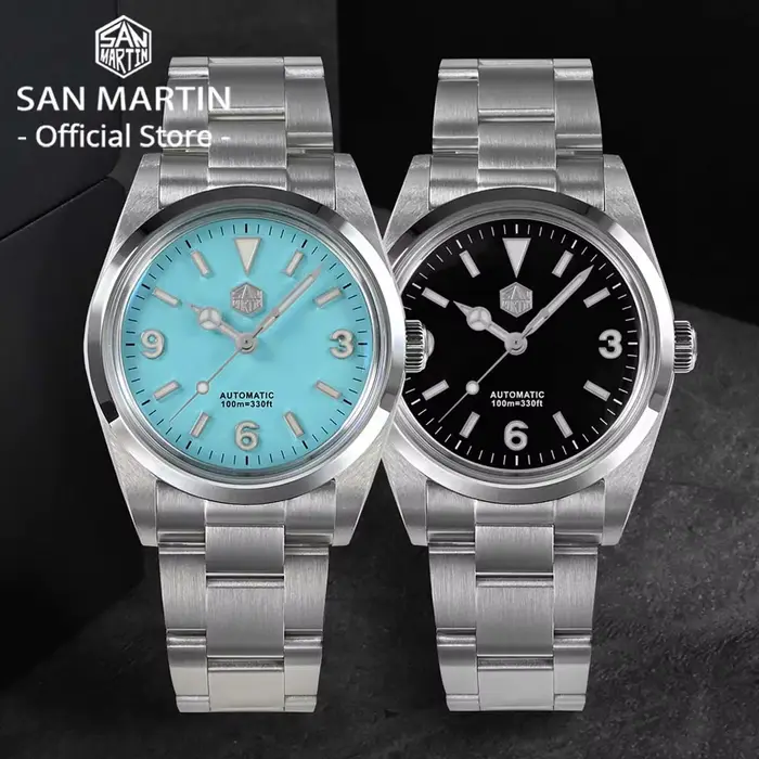 San Martin 36mm hommes montre explorer série mode luxe Couples Sport