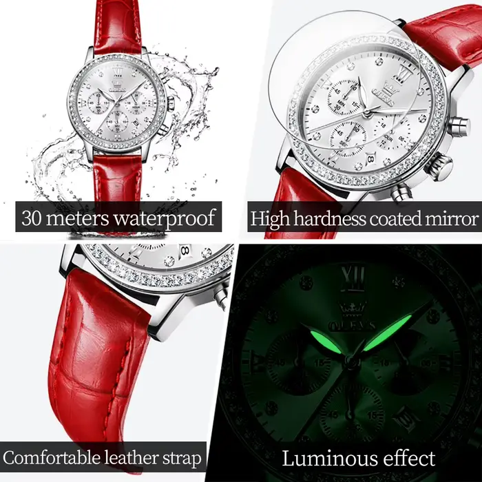 OLEVS 9933 Montre à quartz pour femme
