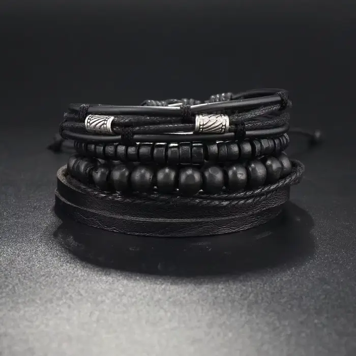 Bracelet en cuir pour hommes
