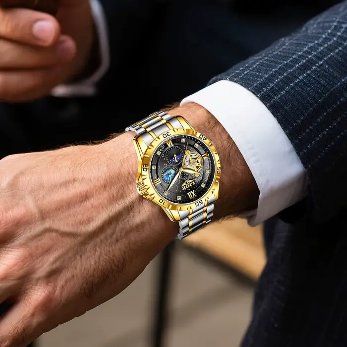 Montre mécanique LIGE pour homme