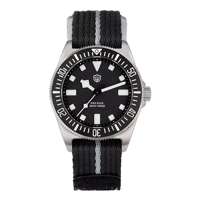 Watchdives EXD V2 montre à quartz 38mm, mouvement VH31, montre vintage en titane saphir, étanche à 2