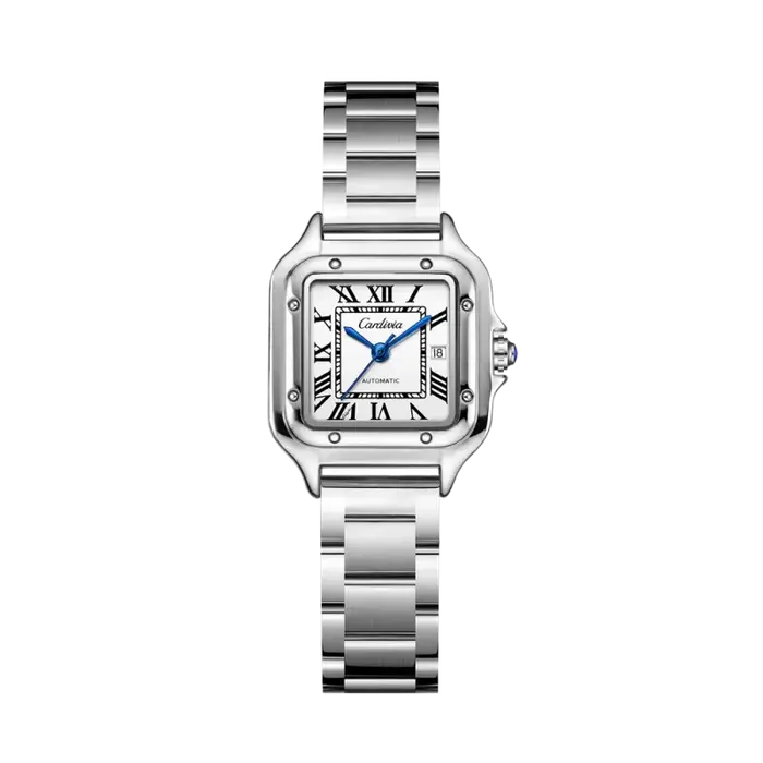 Petite montre carrée de luxe légère pour femme