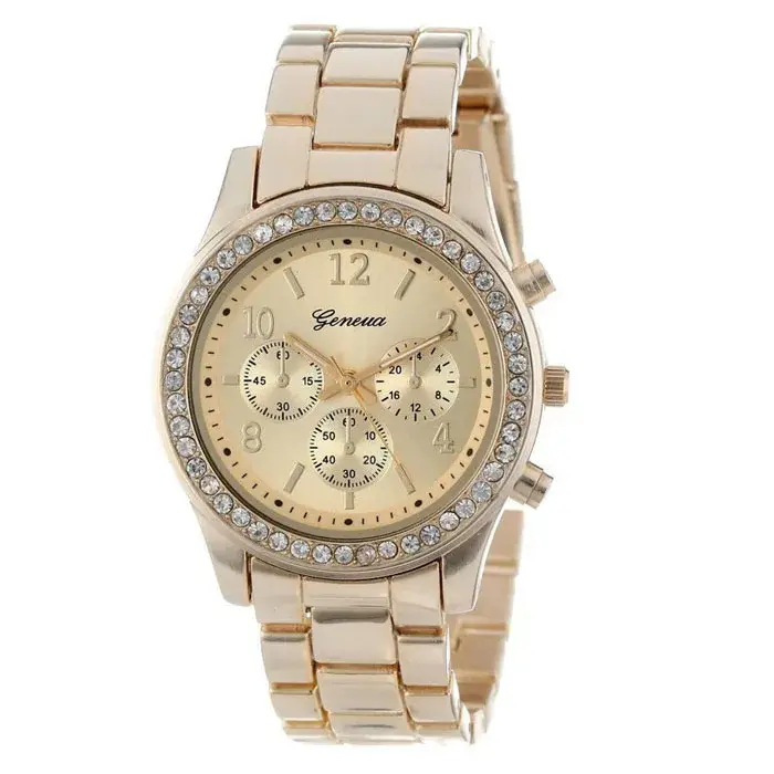 Genève classique luxe strass montre femmes montres mode dames