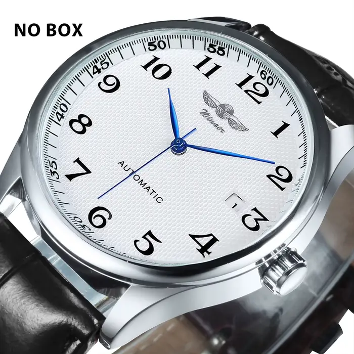 WINNER – montre d'affaires pour hommes, classique, rétro, automatique, mécanique, marque de luxe, br