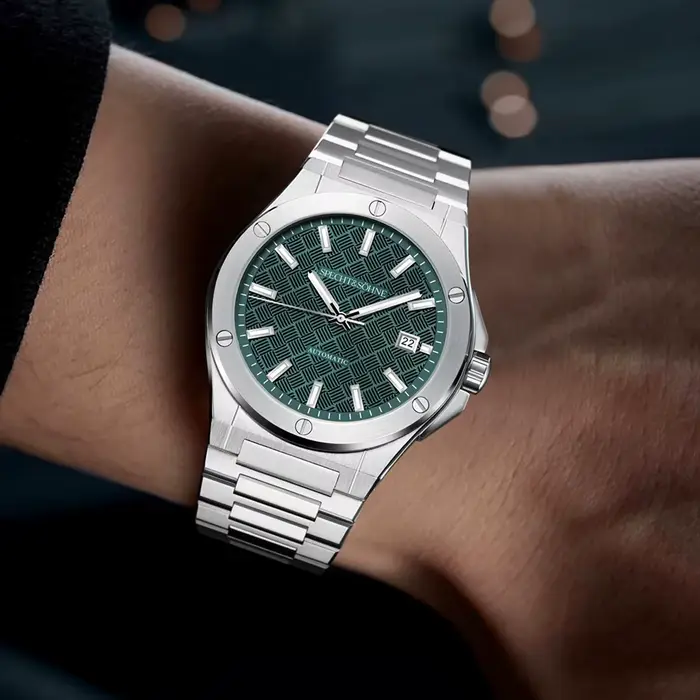 SpecPrint& Sohne-Montre existent en Acier pour Homme
