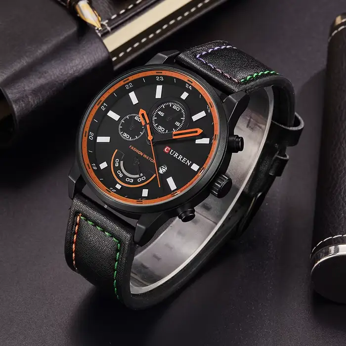 Montre Curren Quartz homme élégante avec mouvement à quartz résistante à l'eau pour homme style fashion et casual occasions spéciales