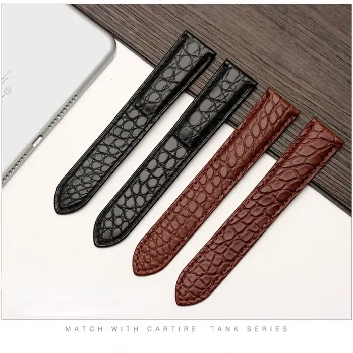 Bracelet de montre noir marron bleu