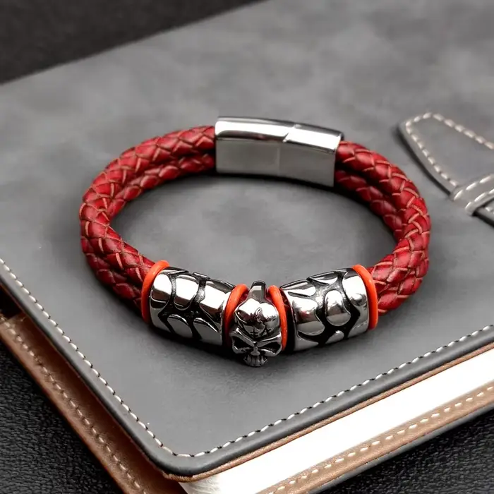 Bracelet Pop Style bohème en acier inoxydable 316 pour homme