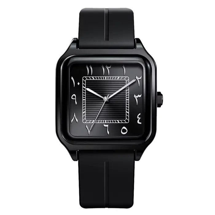 Montre à quartz pour homme fabriquée en Chine, élégante, avec cadran en alliage d'acier inoxydable, 