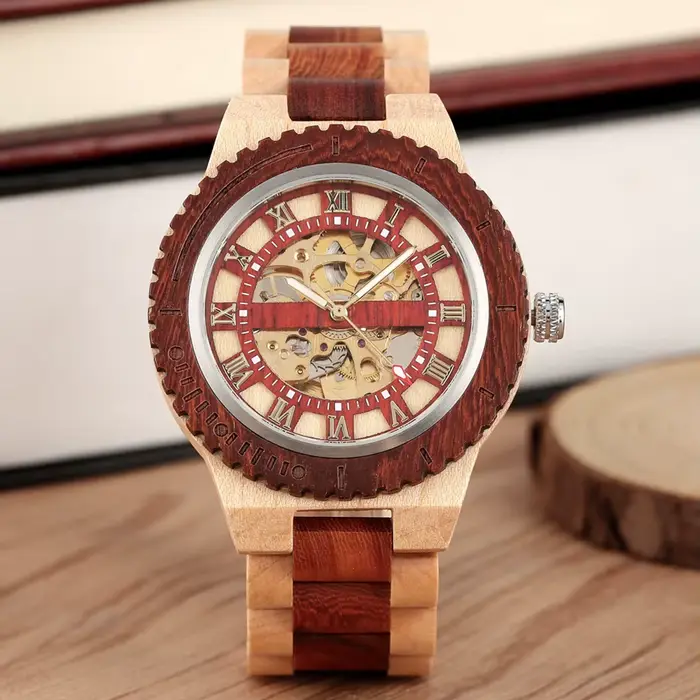 Montre en bois pour hommes