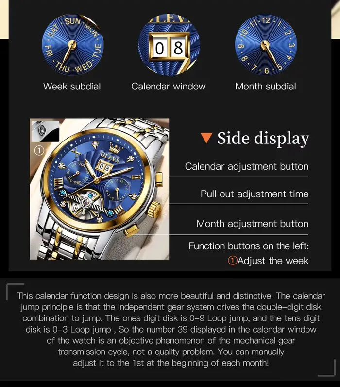 OLEVS 9910 Original montre mécanique automatique pour hommes squelette de luxe en acier inoxydable étanche montres lumineuses