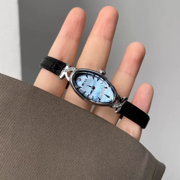 2025 nouvelle montre pour femme Vintage Quartz bracelet en cuir véritable de luxe haut de gamme amant cadeau cadran