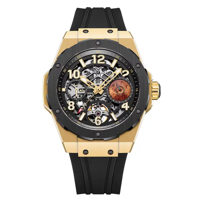 WM montre automatique montres mécaniques étanche multifonctionnel affaires hommes montres montre Wel