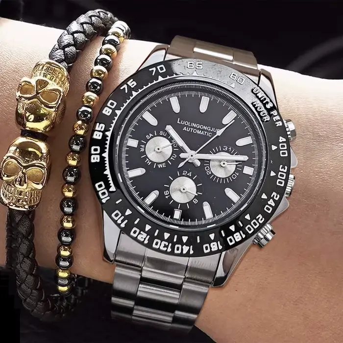 Montre mécanique de luxe haut de gamme pour hommes d'affaires